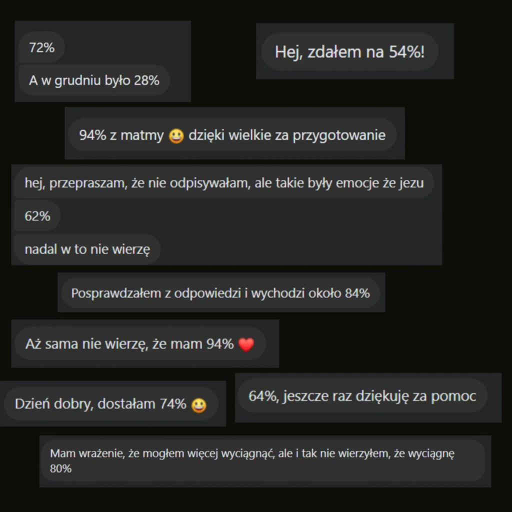 Przygotowanie do matury z matematyki